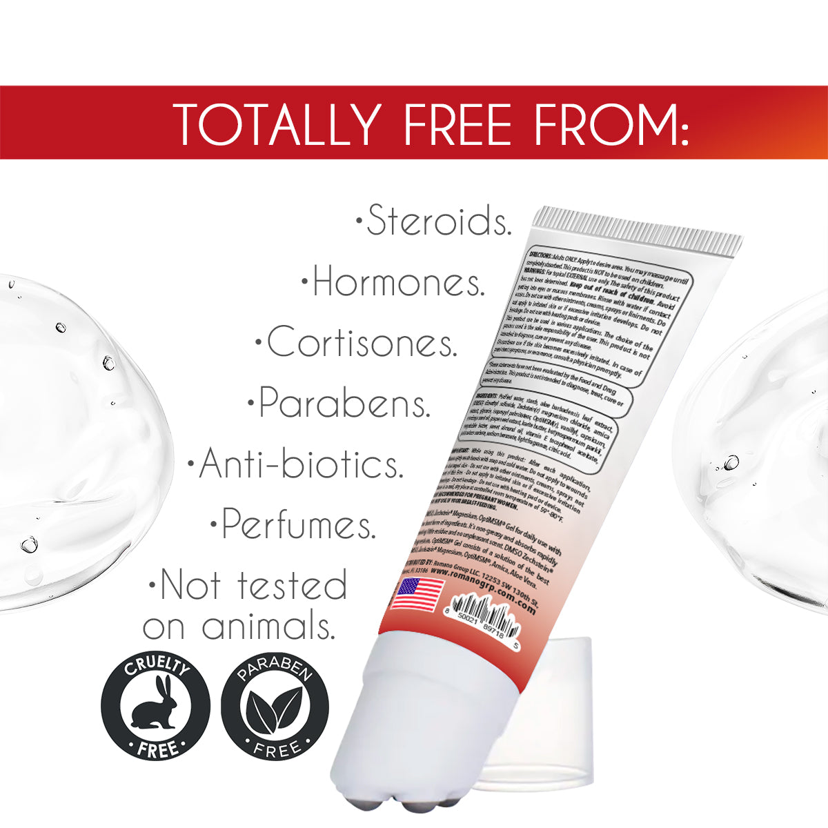 DMSO Hot Gel Roll-On
