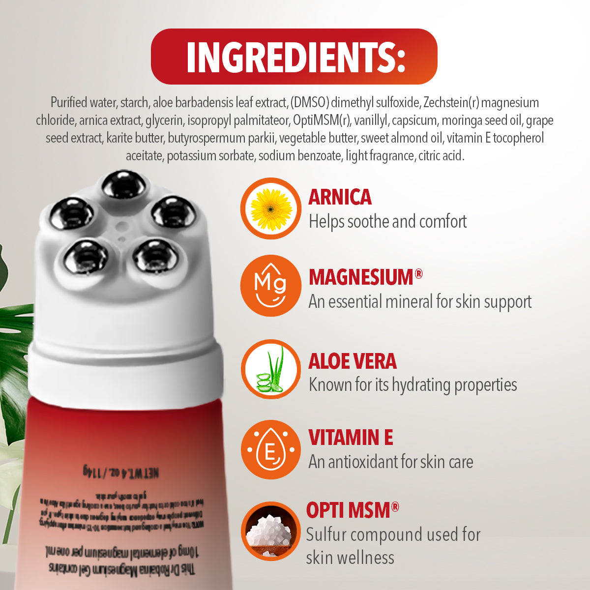 DMSO Hot Gel Roll-On