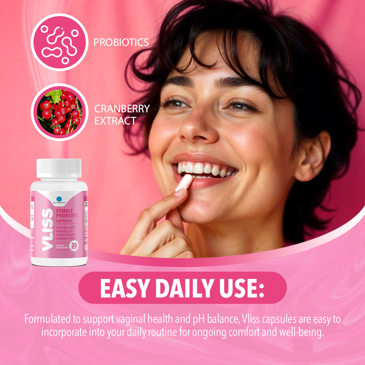 Vliss | Supports Vaginal Health & Helps Maintain Healthy Flora