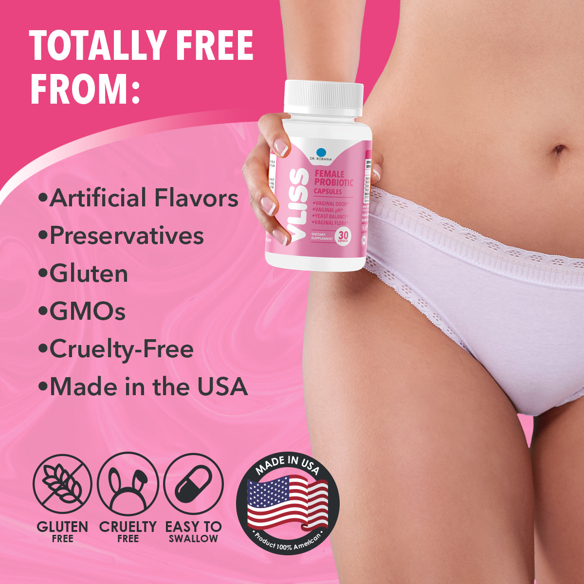 Vliss | Supports Vaginal Health & Helps Maintain Healthy Flora