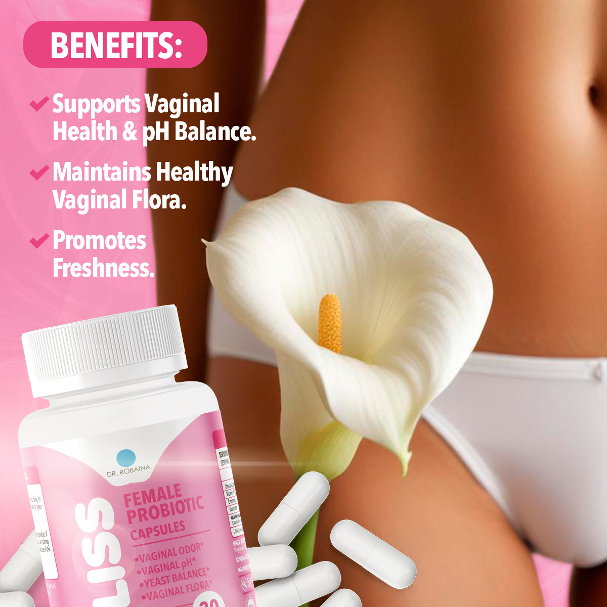 Vliss | Supports Vaginal Health & Helps Maintain Healthy Flora