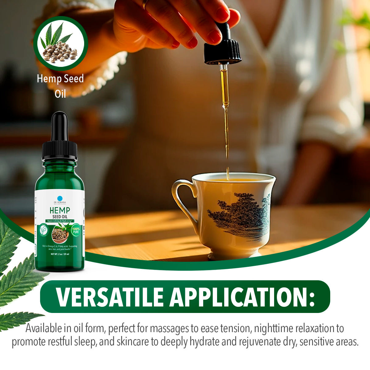 Pure Hemp Seed Oil