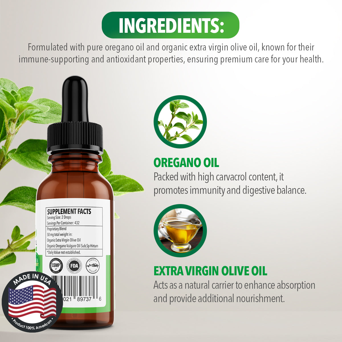 Pure Organic Oregano Oil