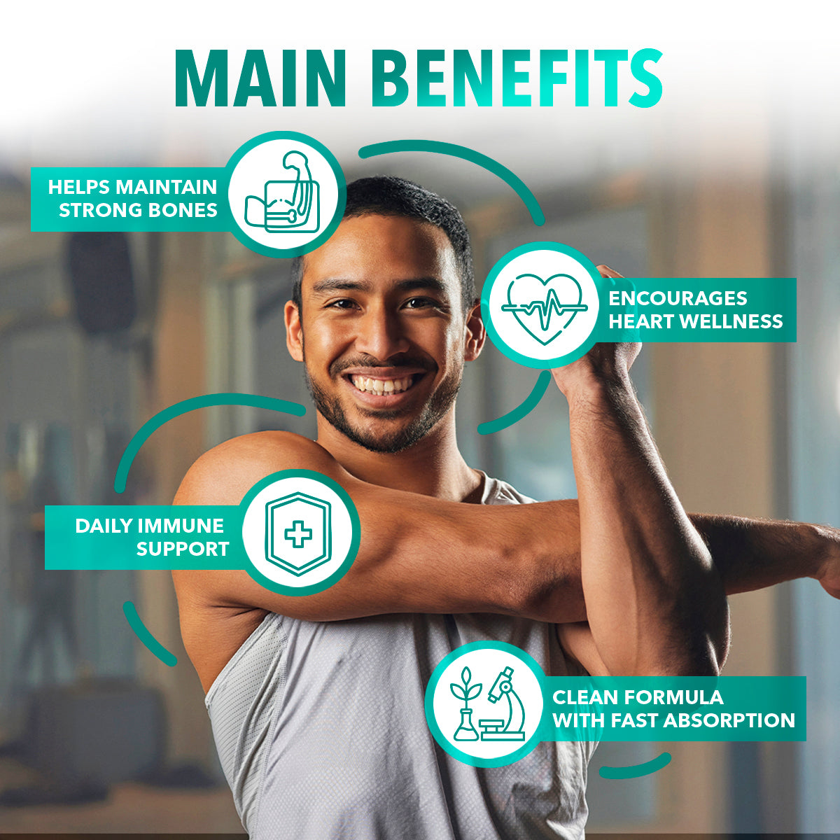 Dr. Robaina Vitamin D3 + K2 Liquid Drops - 5000 IU with Vegan MK-7 & Organic MCT Oil (2 oz)