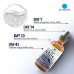 Thumbnail 8 of 8, Dr. Robaina Liposomal NAD+ Resveratrol Drops - 400mg Complex with CoQ10 & Quercetin (4oz)