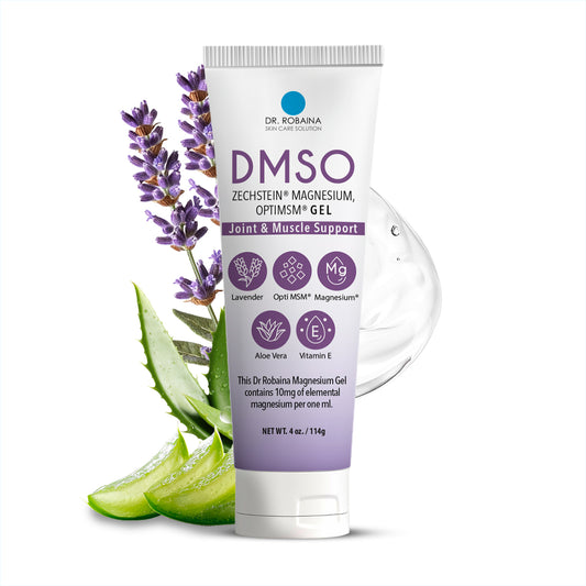 Dr. Robaina DMSO Lavender Roll-On - Ultimate Pain Relief and Skin Nourishment | 99.9% Pure Pharmaceutical Grade with Arnica, Magnesium, Aloe Vera, Vitamin E | Made in The USA