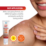 Thumbnail 4 of 10, Dr. Robaina DMSO Hot Gel Roll-On - Warming Muscle Comfort with Arnica & OptiMSM®