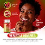 Thumbnail 2 of 11, Dr. Robaina Apple Cider Vinegar Gummies - Vegan Formula with B12 & B6 for Metabolism & Digestive Support