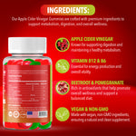 Thumbnail 6 of 11, Dr. Robaina Apple Cider Vinegar Gummies - Vegan Formula with B12 & B6 for Metabolism & Digestive Support