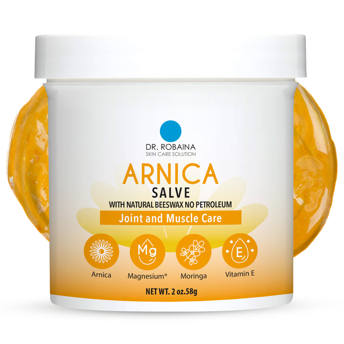 Dr. Robaina Arnica Salve with Natural Ingredients – Soothing Arnica Salve for Bruises, Swelling, Muscle Recovery, Joint Care, and Skin Comfort | 2 oz | Non-Greasy, Fast-Absorbing Formula