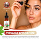 100% Pure Organic Castor Oil – Cold-Pressed for Hair Growth, Deep Skin Hydration, Eyelash & Eyebrow Strengthening – Vegan, Natural Moisturizer, Made in USA by Dr. Robaina