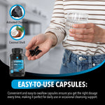 Thumbnail 2 of 8, Dr. Robaina Activated Charcoal Capsules - 1200mg from Coconut Shells - Detox & Gas Relief (90 Count)