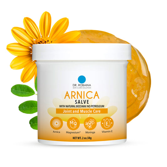 Dr. Robaina Arnica Salve with Natural Ingredients – Soothing Arnica Salve for Bruises, Swelling, Muscle Recovery, Joint Care, and Skin Comfort | 2 oz | Non-Greasy, Fast-Absorbing Formula